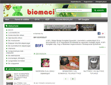 Tablet Screenshot of biomaci.hu